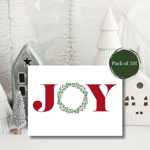 Kerstkaartenset | A2-kaartpakket wordt geleverd met enveloppen, pak van 10 | Cadeaus voor vrienden | Cadeaus voor collega's | Cadeauruil | Fijne post