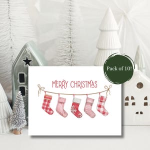 Kerstkaartenset | A2-kaartpakket wordt geleverd met enveloppen, pak van 10 | Cadeaus voor vrienden | Cadeaus voor collega's | Cadeauruil | Fijne post