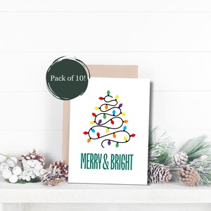 Kerstkaartenset | A2-kaartpakket wordt geleverd met enveloppen, pak van 10 | Cadeaus voor vrienden | Cadeaus voor collega's | Cadeauruil | Fijne post