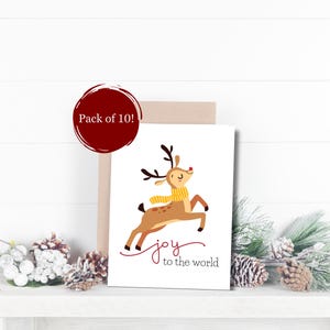 Kerstkaartenset | A2-kaartpakket wordt geleverd met enveloppen, pak van 10 | Cadeaus voor vrienden | Cadeaus voor collega's | Cadeauruil | Fijne post