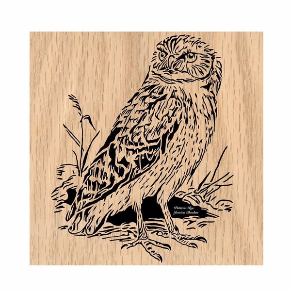 Owl scroll saw pattern jpeg only