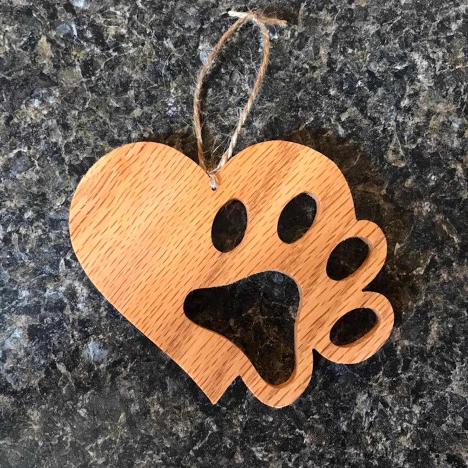 Paw Print Ornament Scroll Saw Patterns Dog Cat Paw Etsy