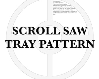 Scroll Saw Tray Pattern