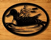 Loon scroll saw pattern, PDF, JPEG, Svg, Dxf,
