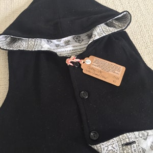Cotton Woodland Vest with Pixie Hood