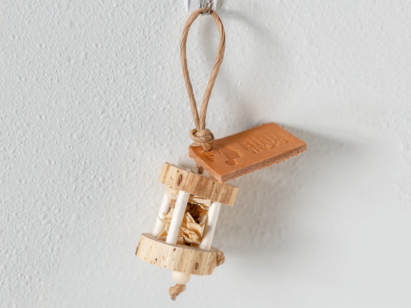 Aldi's Hourglass Tiny ALL NATURAL Premium Bird Toys Birdtricks Toys