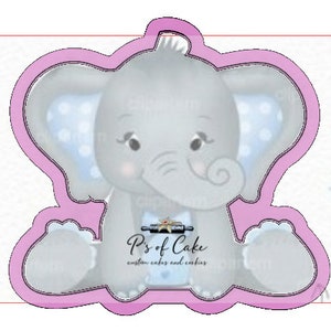 Baby Elephant cookie cutter