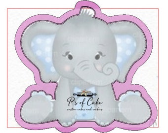 Baby Elephant cookie cutter