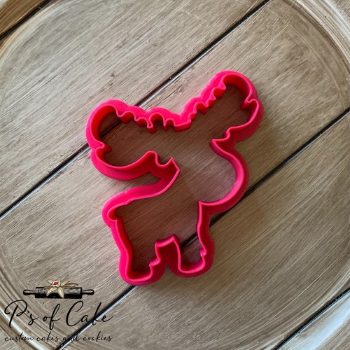Moose Head Cookie Cutter Selectable Sizes Sharp Edge Upgrade Etsy