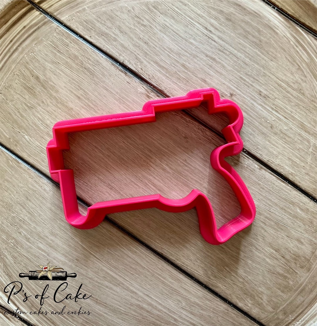 Nerf Gun Cookie Cutter Etsy