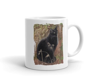 Cat Lover Mug or Cup, Original Artwork Mug or Cup, Gift for Cat Lover