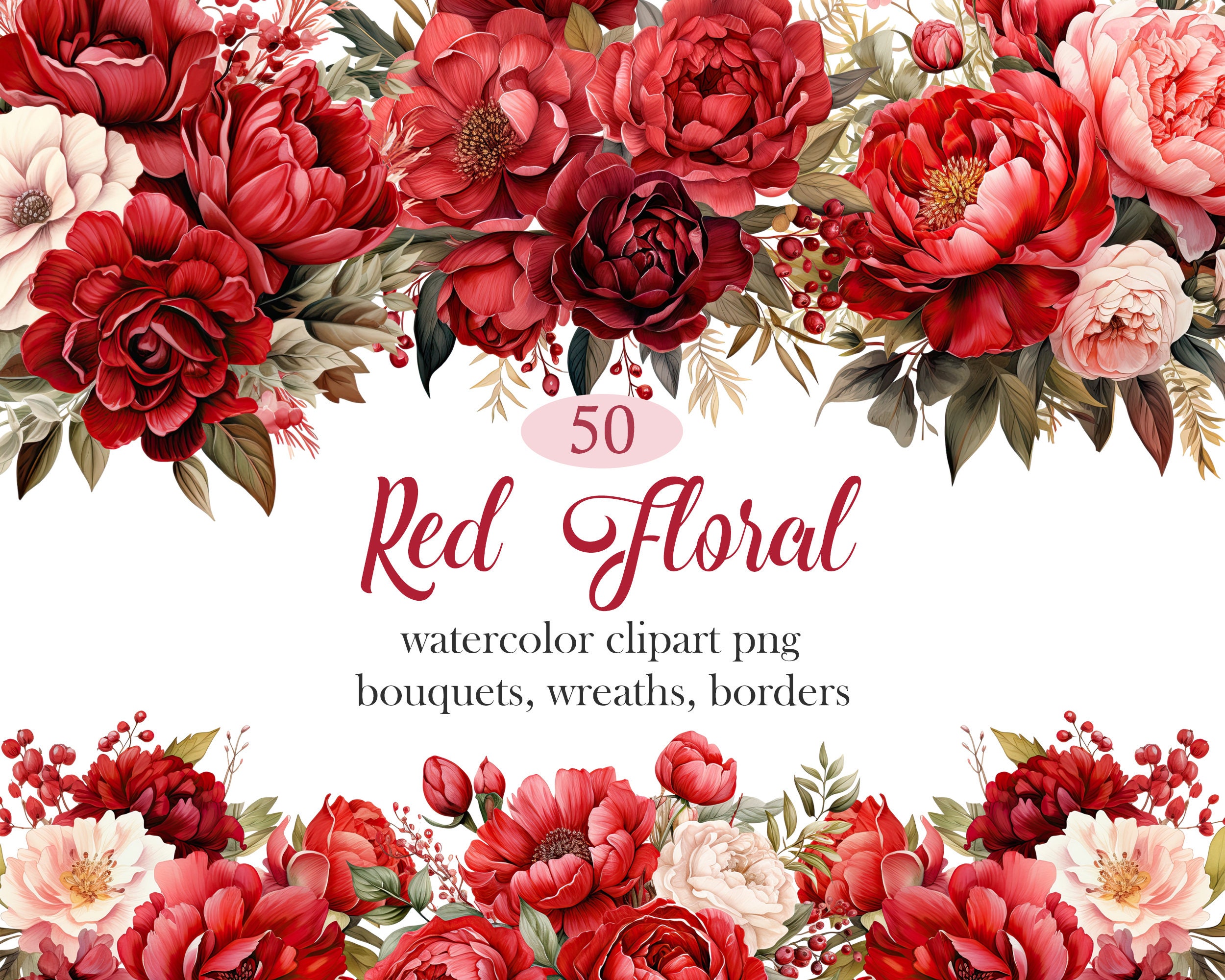 Burgundy flower garland - Etsy México, image size:2500x2000