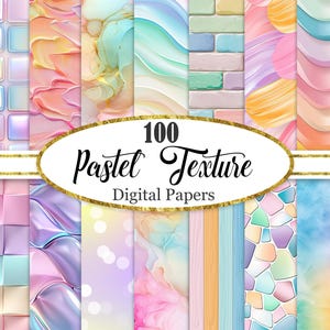 Pastell Digitales Papier, Pastell Hintergrund Bundle, Pastell Textur, Scrapbook Papier, digitaler Download