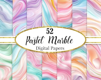 Pastell Marmor Digitales Papier, Marmor Hintergrund, Textur, Scrapbook Papier, digitaler Download