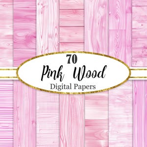 Roze hout digitaal papier, houten achtergrond, houtstructuur, plakboekpapier, digitale download