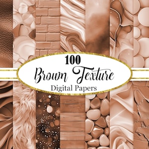 Papel digital marrom, pacote com fundo marrom, textura, papel para scrapbook, download digital