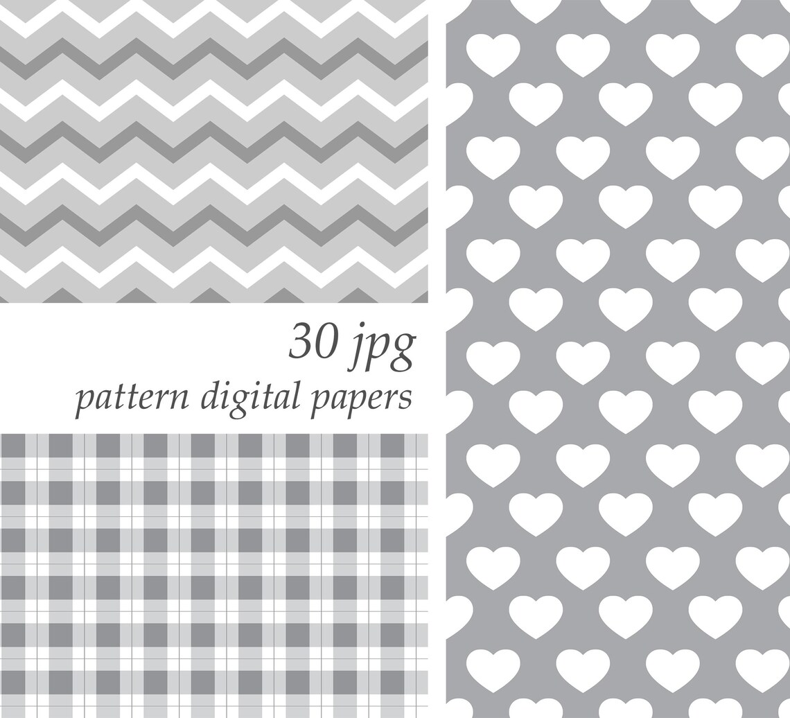 Grey Digital Paper, Grey Background, Grey Texture, Scrapbook Paper ...