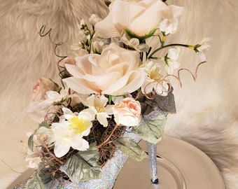 baby shoe centerpiece