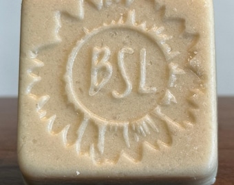 Coconut Lemongrass Shampoo Bar | Giant 5.5 Ounce Solid Shampoo | Gentle Hair Care