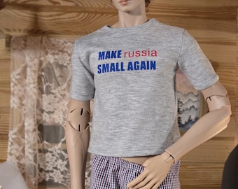 BJD FID size T-shirt with text.