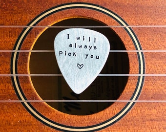 Customised Guitar pick, Anniversary Gift for Him, Boyfriend Gift Ideas, Valentines Gift for Him, Gift for music lovers, Sentimental Gift Him