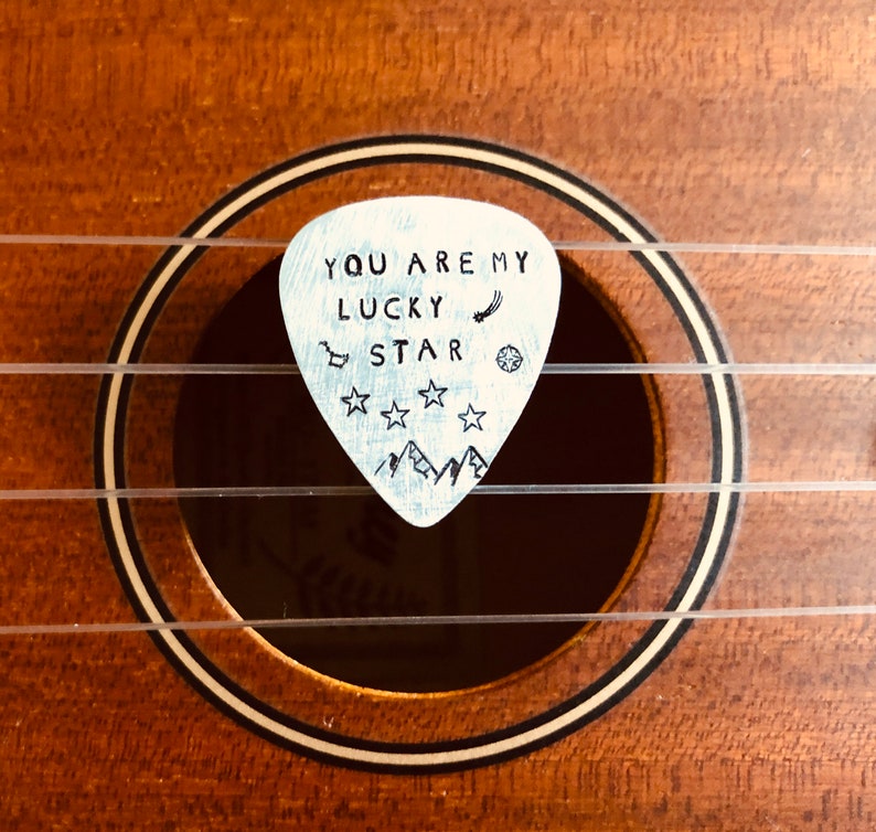 Personalised Guitar pick Gift for music lovers Gift for