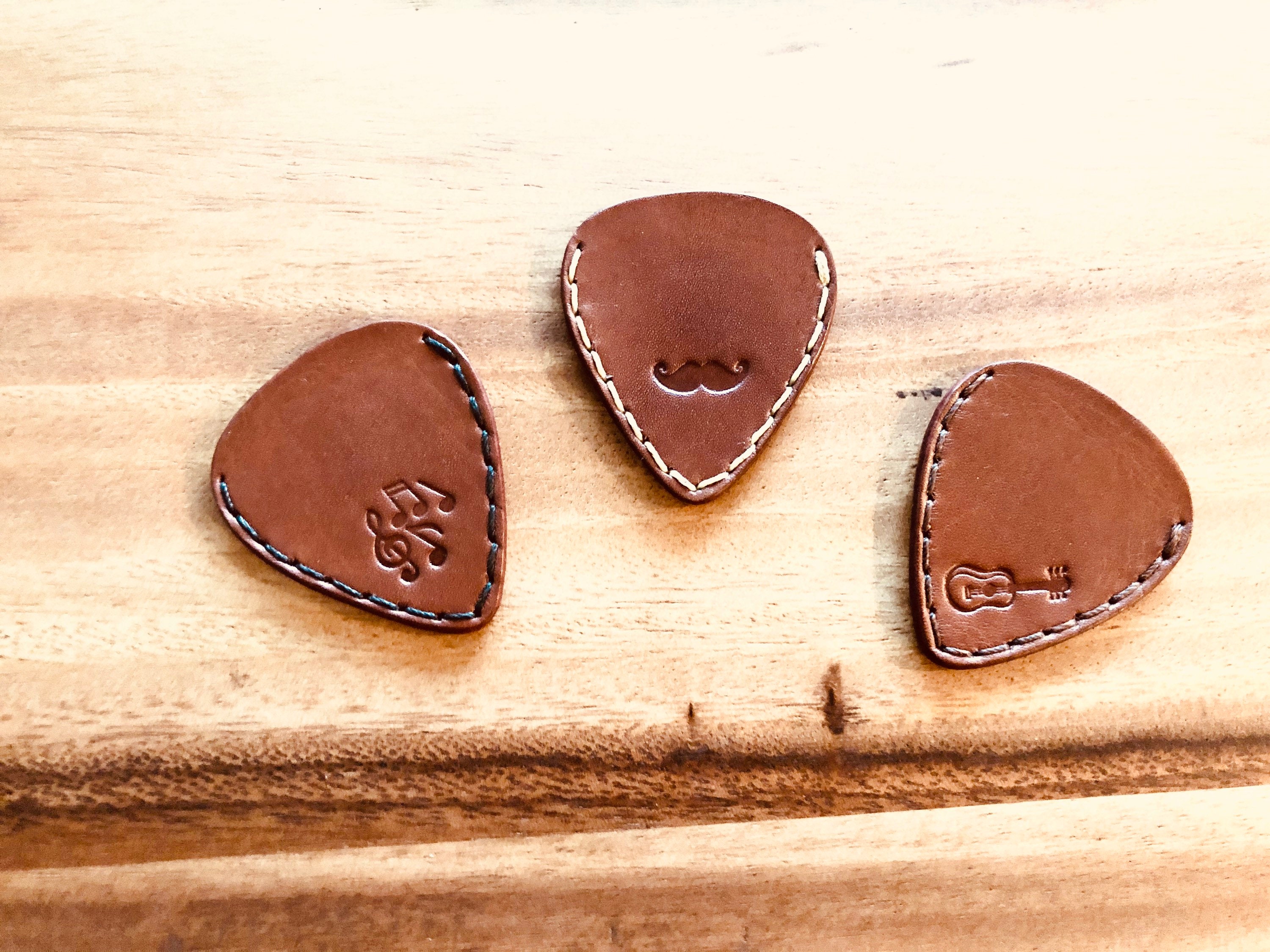 Leather Guitar Pick Pouch Personalised Guitar pick leather Etsy