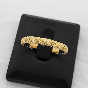 18k 14k Gold Rose Ring für Frauen
