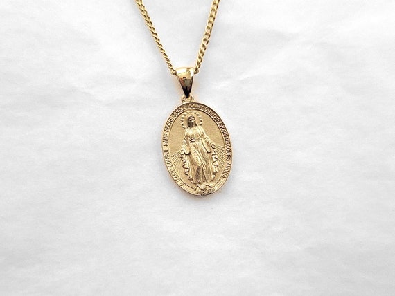 14K Solid Gold Blessed Necklace | Script Necklace | Personalized Jewelry | Birthday Gift | Anniversary | Mother's Day Gift