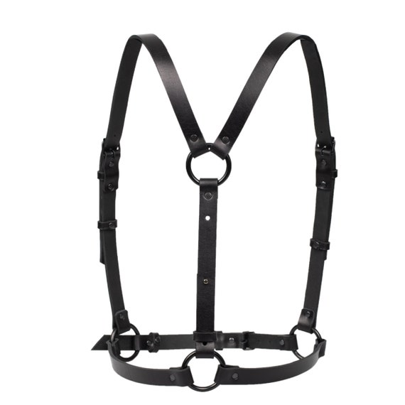 Minimalist leather harness woman harness Etsy