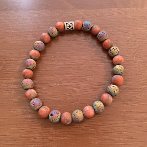 Aromatherapy bracelet- diffuser bracelet- lava stone bracelet- purple diffuser bracelet- Agate Jade Bracelet- essential oil bracelet
