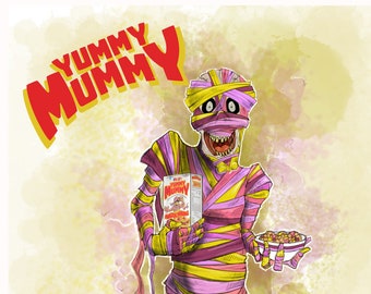 Yummy Mummy Art Print - Etsy