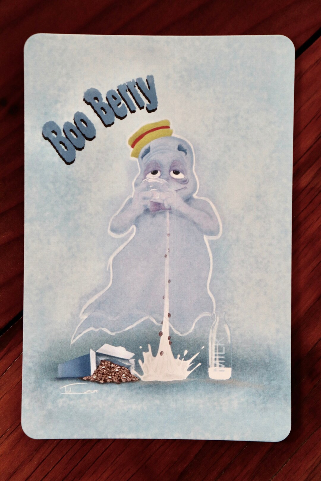 Boo Berry Postcard - Etsy