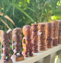 Hawaiian Store Hand Carved Polynesian Style 8 Inch Ki'i Tiki (Choose Design)