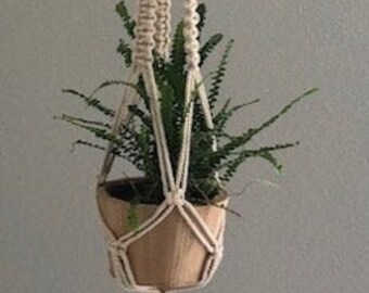 Macramé plantenhanger