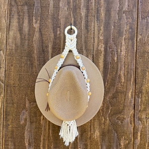Macrame Hat Hanger