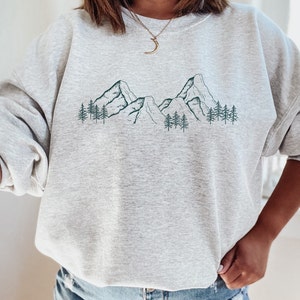 Mountain Sweatshirt, Camping Sweatshirt, Family Camping Sweatshirt, Camping Hoodie Travel Crewneck, Hiking Sweatshirt, Camp Lover Gift