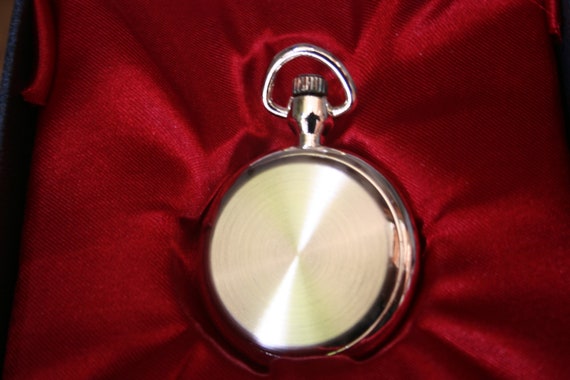 pocket watch stainless steel case - image 2