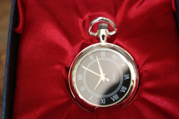 pocket watch stainless steel case - image 1