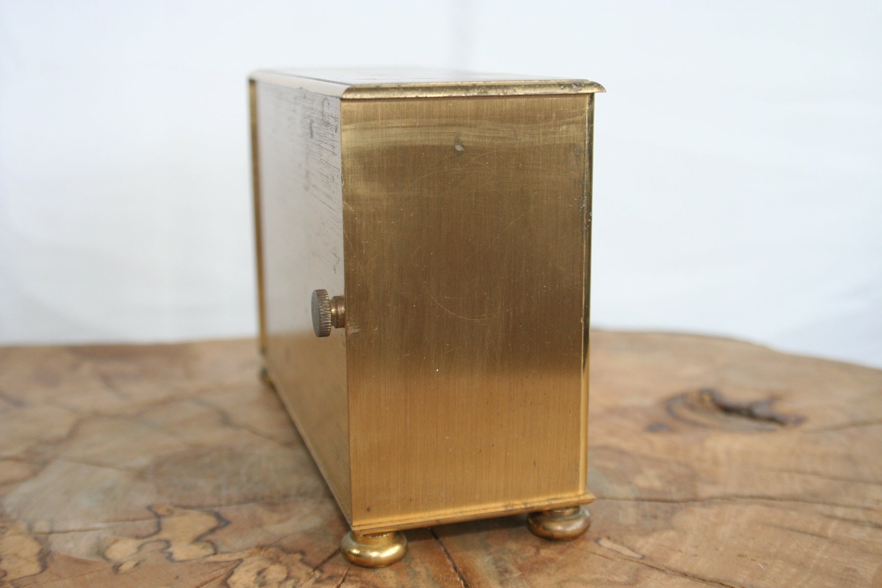 Vintage Staiger Chrometron Quartz Brass Clock