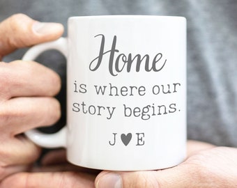 Home gift realtor closing gift for buyers housewarming new home personalized first home house real estate clients custom mug