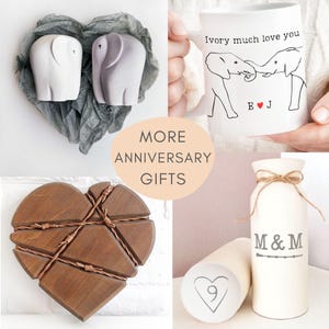 Ivory anniversary gifts 14th for him her wife husband men elephant personalized vase fourteenth 14 year gift wedding custom monogrammed image 11