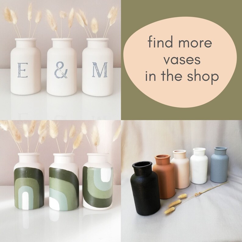 Sage Green Decor Vase Custom Sage Color Green Home Room Art Etsy