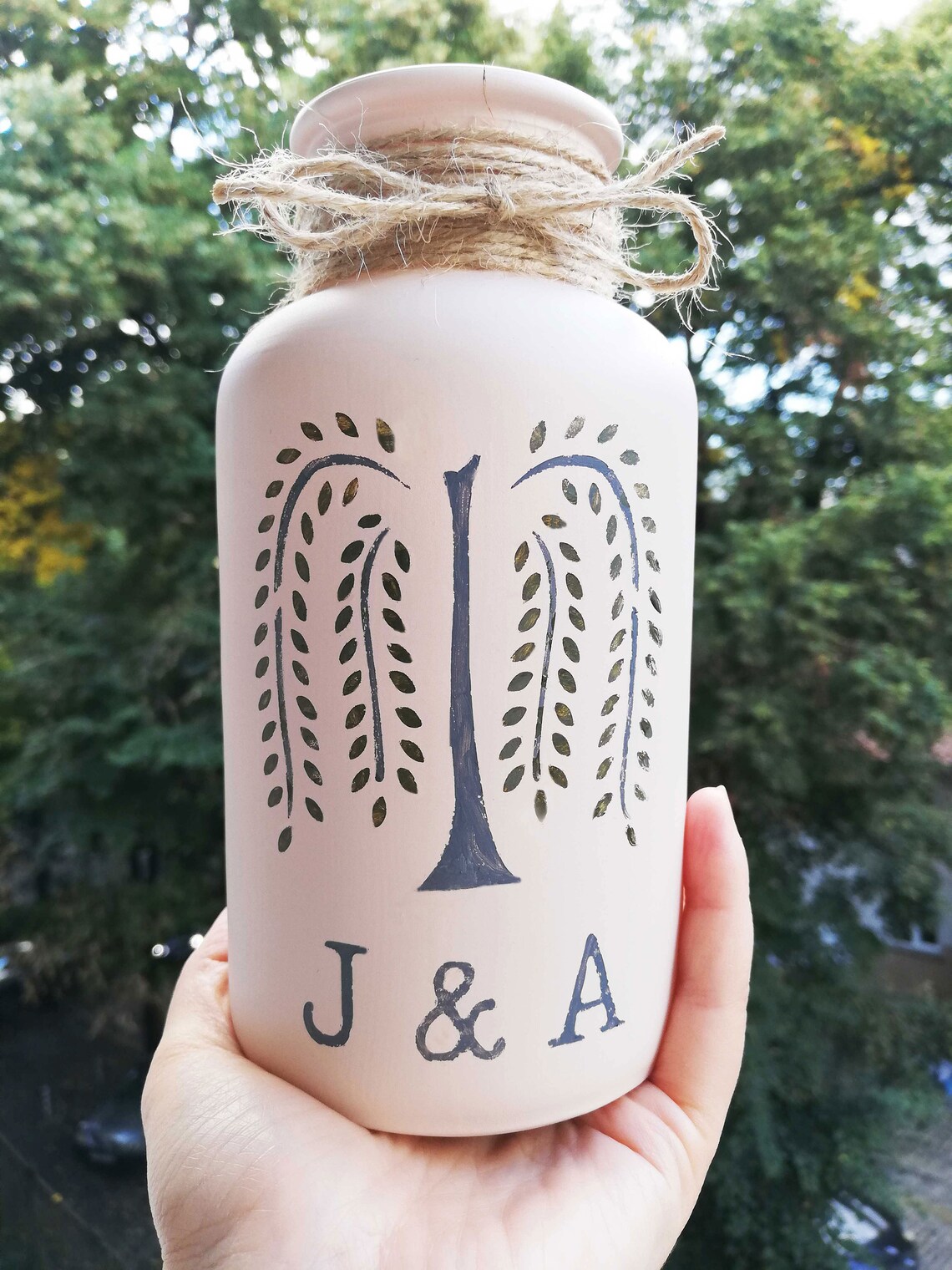 Willow Anniversary Pottery Gifts 9th 9 Ninth Anniversary Gift Etsy