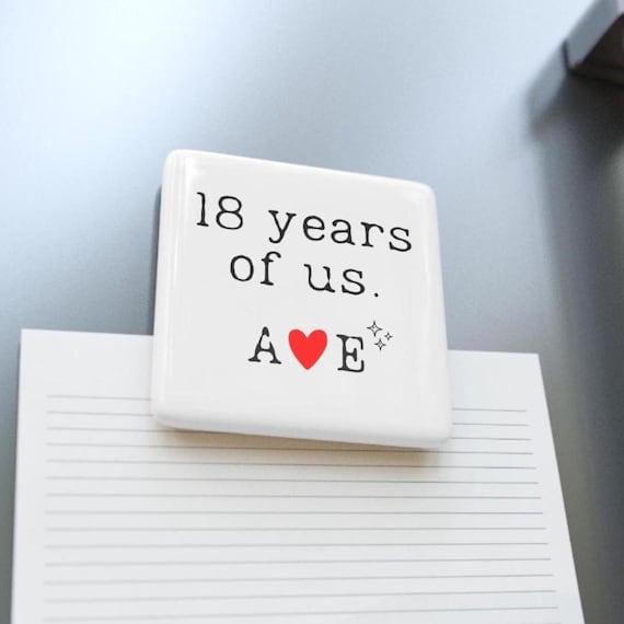 18th Anniversary Card, Printable 18th Anniversary Card, 18 Year