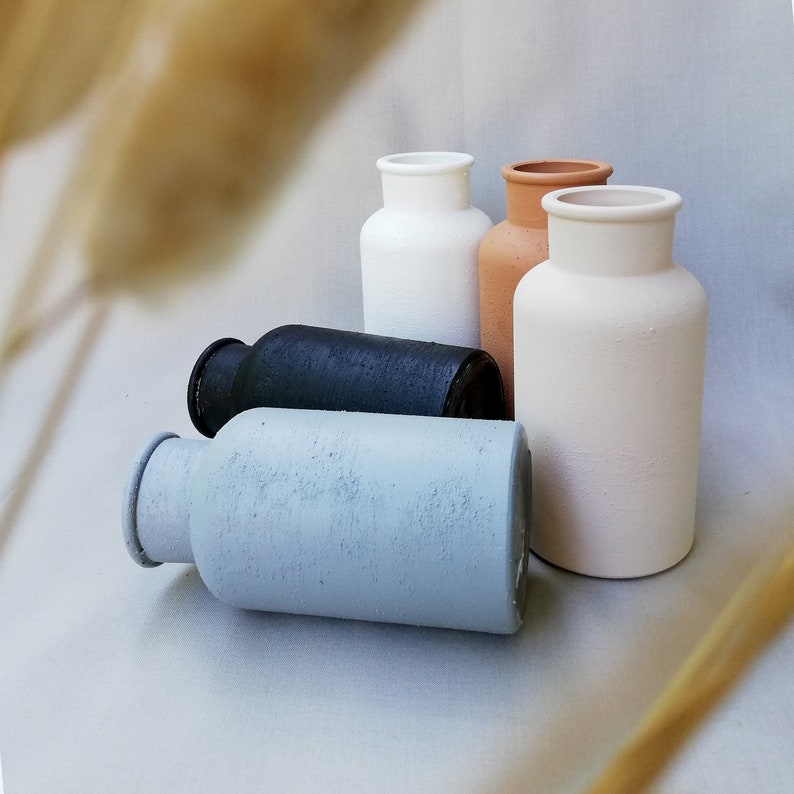 Salbei grüne Deko Vase salbeigrünes Wohnzimmer Kunst Dekor | Etsy