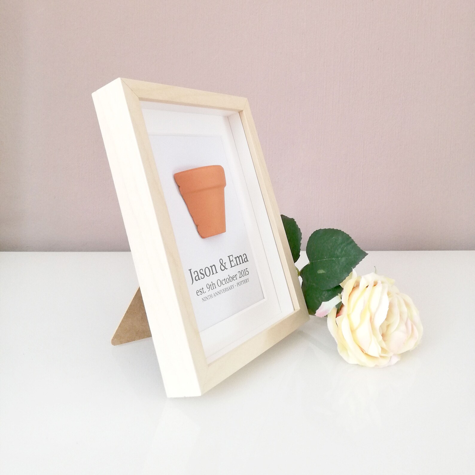 9th Anniversary Pottery Gift Personalize for Her Him Man Wife Etsy