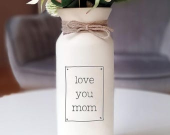 Mothers Day Gift, Mothers Day Gift From Daughter, Mothers Day Gifts Vase, Mothers day gift from son, personalized gifts for mom plant