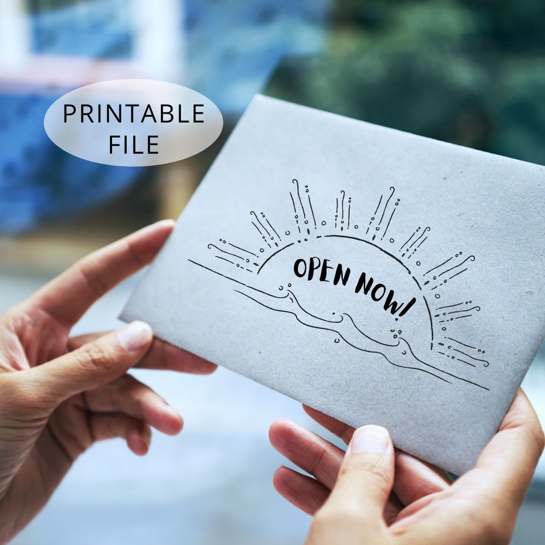 Open When Letters PDF PRINTABLE FILE - Envelopes Boyfriend, Long ...