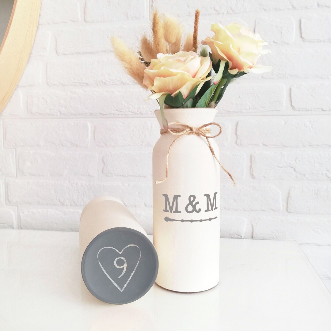 Pottery Anniversary Gift for Her 9th Wedding Gifts Wife Man 9 Year